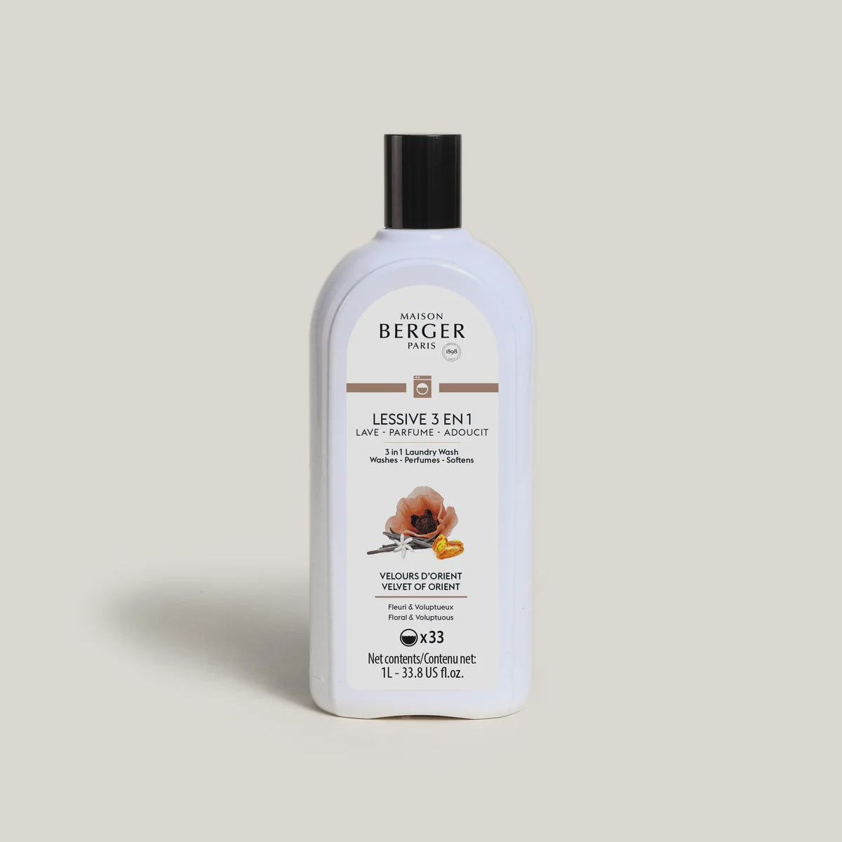 Velvet of Orient 3 in 1 Laundry Wash 1 litre Maison Berger Paris
