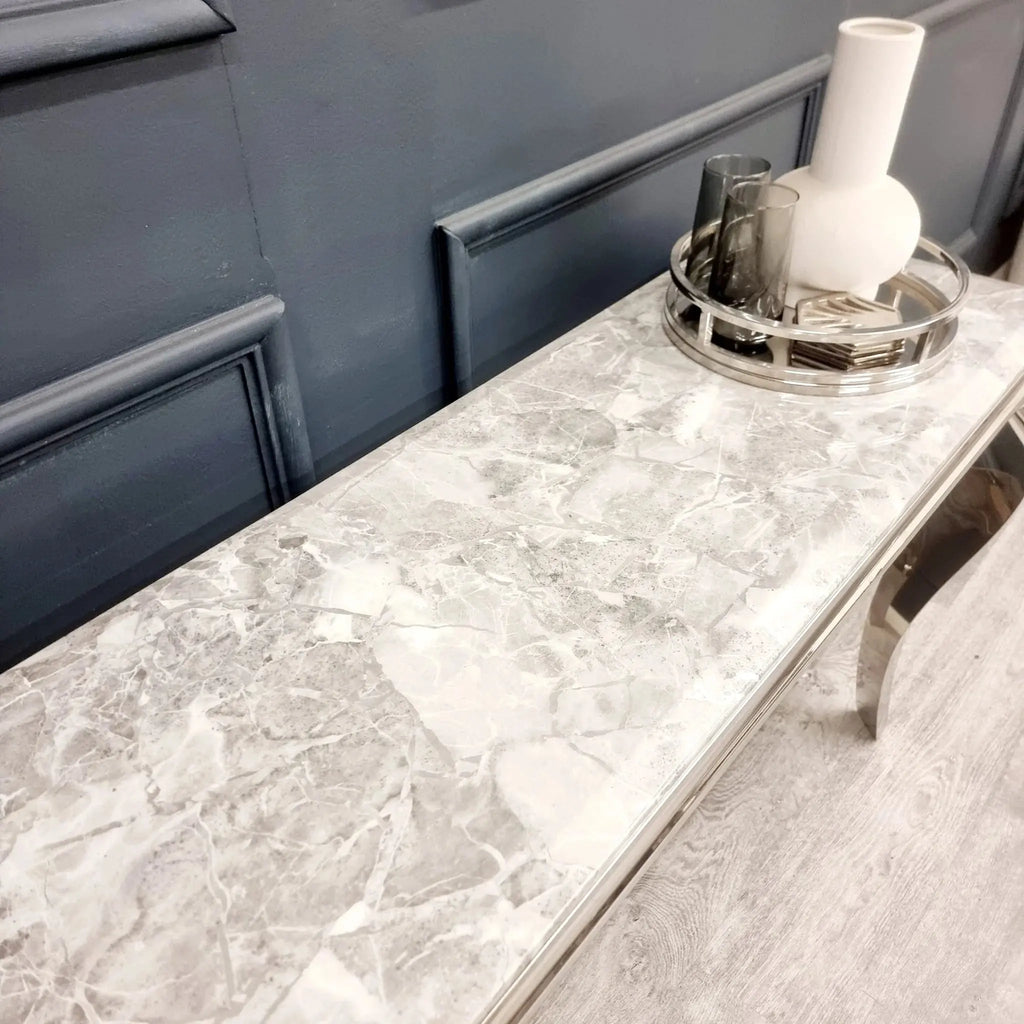 Lewis Chrome Console Table AWS