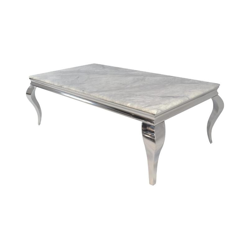 Louis Grey Marble Coffee Table Home Store Living