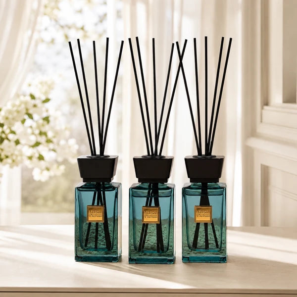 Desire Neroli 100ml reed diffuser, set of 3, with rattan reeds Lesser & Pavey Ltd