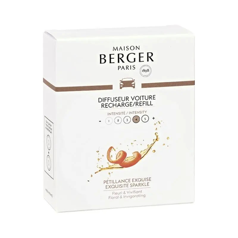 Maison Berger Car Diffuser Refill, Exquisite Sparkle Home Store Living