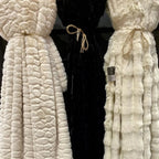 Faux Fur Camberwell Ivory Throw malini