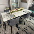 Marissa Dining Set - 1.8m Dining Table with 4x Bentley Grey Dining Chairs Home Store Living