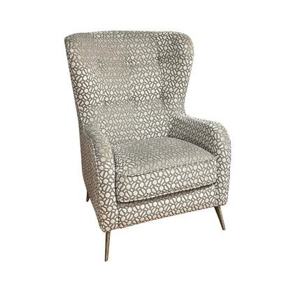 Merida Accent Armchair, Denny Pebble Fabric Home Store Living