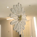 White Daisy Flowers Mirror -120cm x80cm Home Store Living