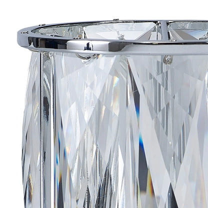 Eleonora 10.8cm Non-Electric Chrome / Clear Crystal Shade (A), Home Store Living