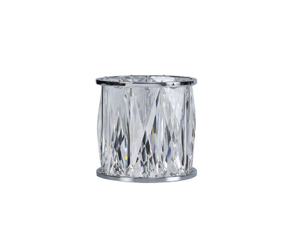 Eleonora 10.8cm Non-Electric Chrome / Clear Crystal Shade (A), Home Store Living