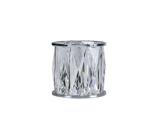 Eleonora 10.8cm Non-Electric Chrome / Clear Crystal Shade (A), Home Store Living