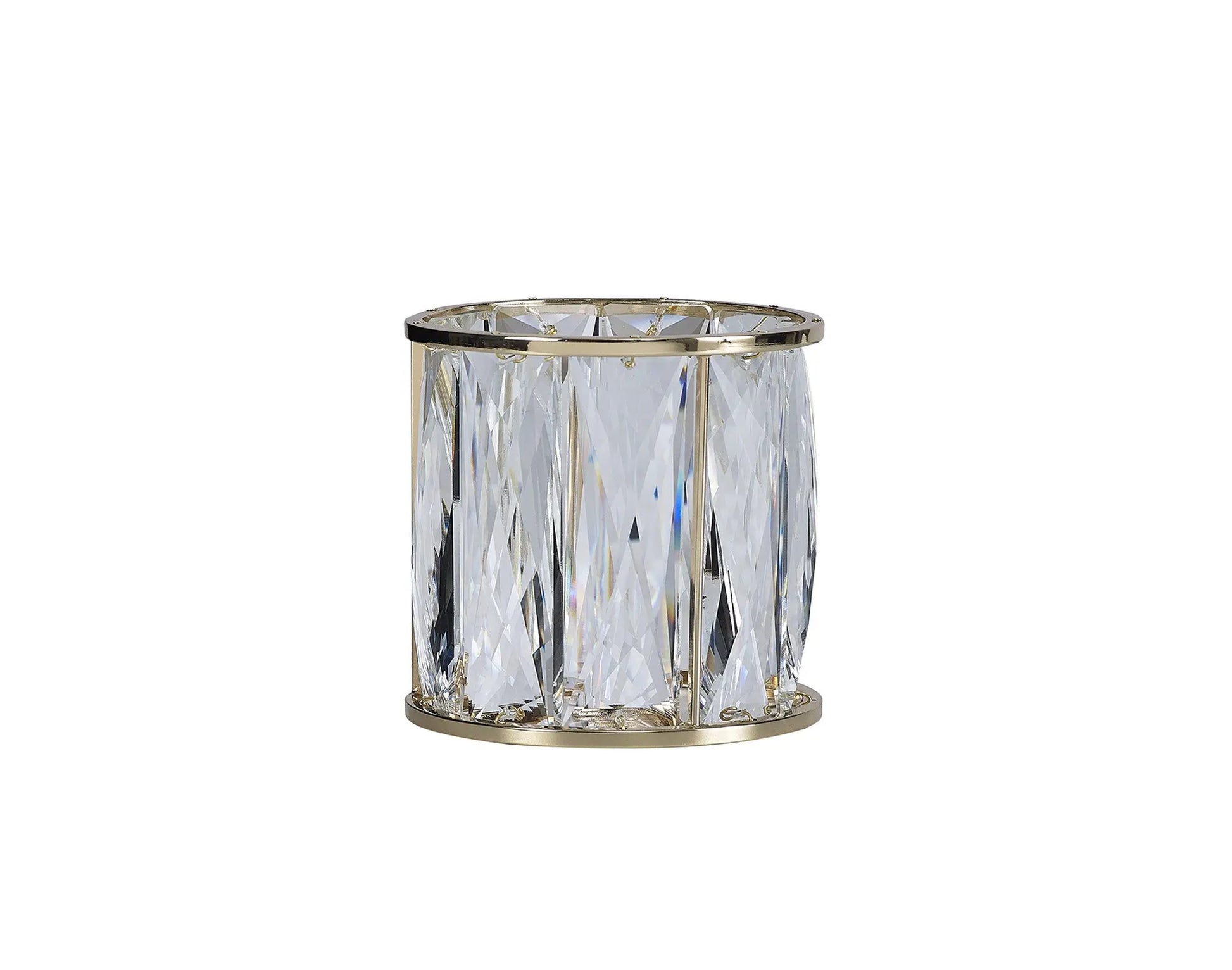 Eleonora 10.8cm Non-Electric French Gold / Clear Crystal Shade (A), Home Store Living