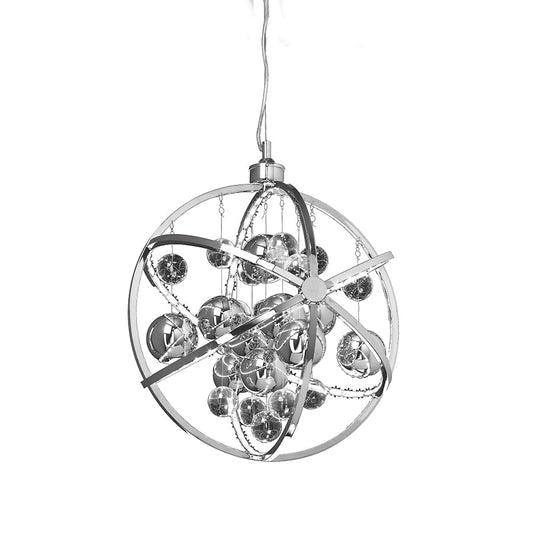 Muni Pendant Light Chrome 715-1780mm Home Store Living