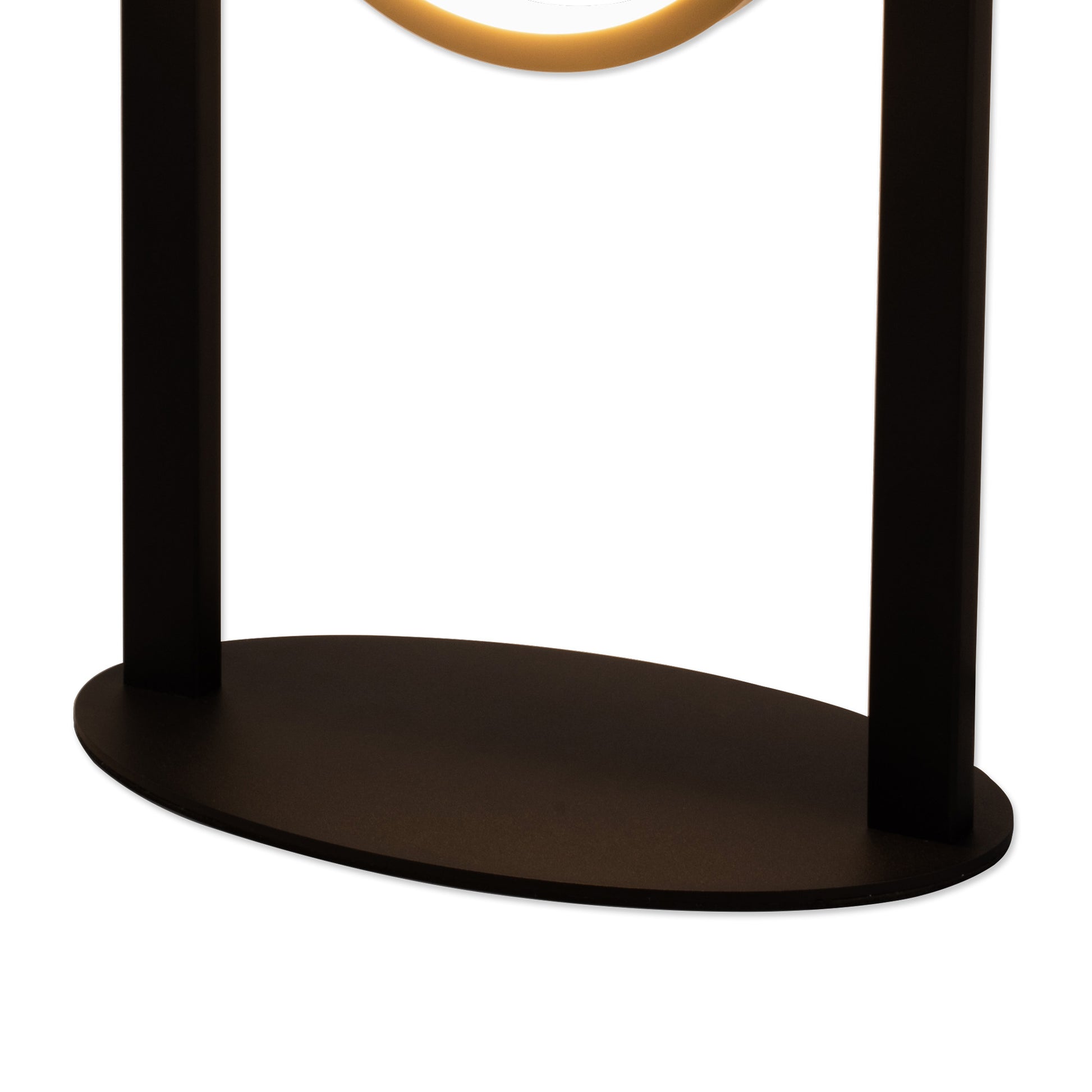 Elisa Table Lamp, 2 Ring, 16W LED, 3200K, 880lm, Satin Black / Gold, 3yrs Warranty Home Store Living