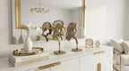 Gold Man/ Woman Ornament (Set of 2) sil interiors