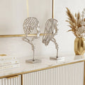 Silver Man/ Woman Ornament (Set of 2) sil interiors