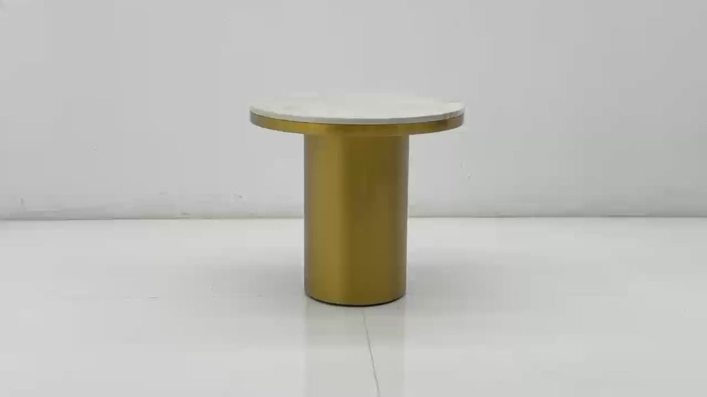 Video of the Camden marble side table