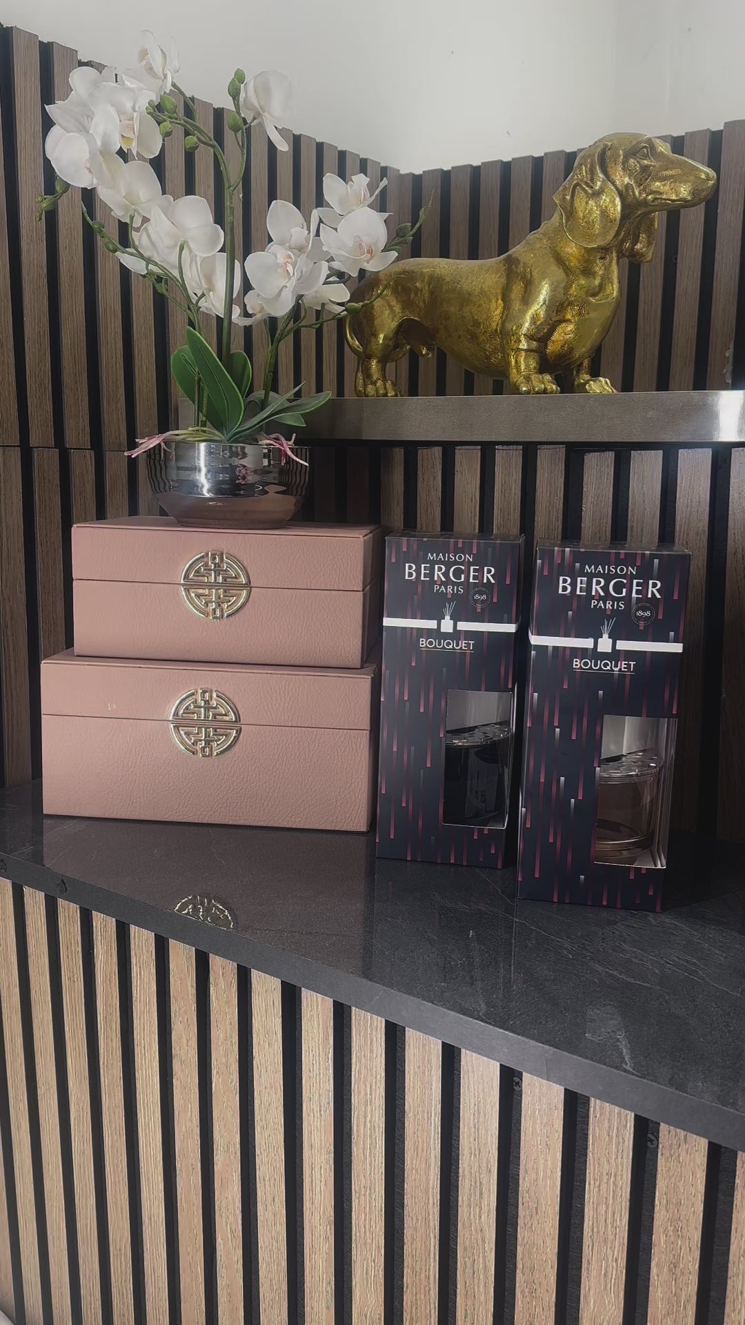 Maison Berger Paris Velvet of Orient Grey Variation Scented Reed Diffuser