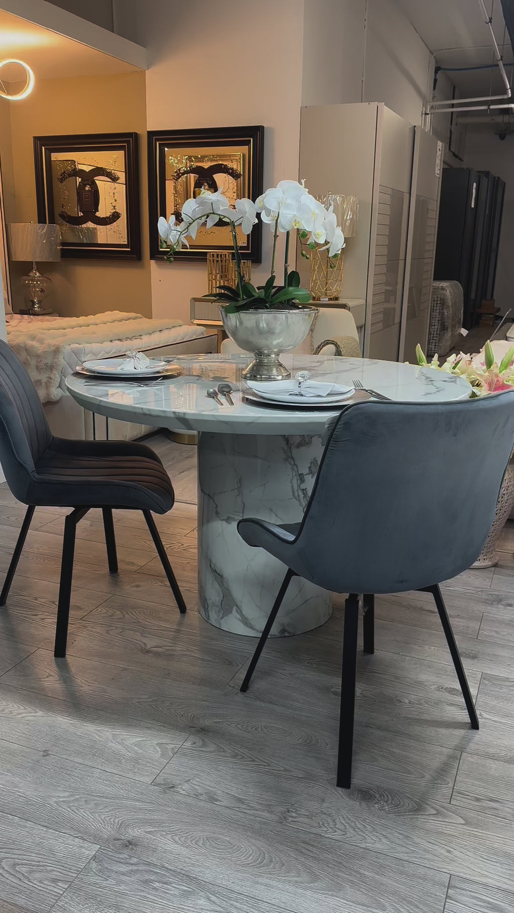 Brooklyn Cream Faux Leather Dining Chairs (Set of 2)