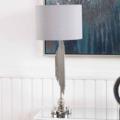 Cohen Table Lamp with Grey Shade Home Store Living