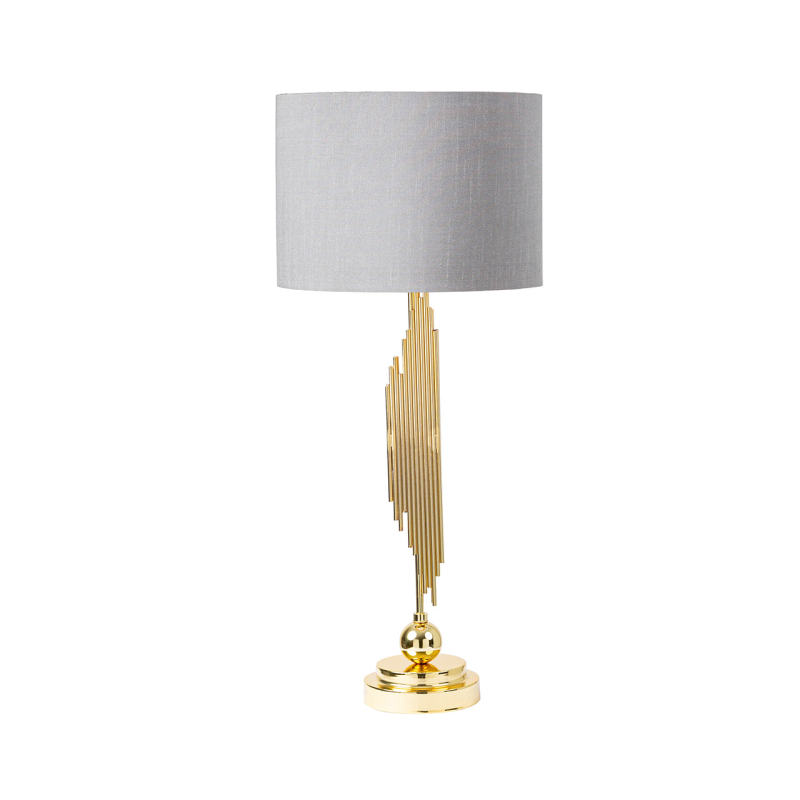 Cohen Table Lamp with Grey Shade Home Store Living