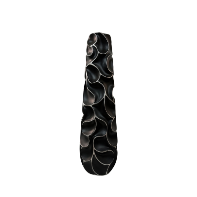 Black & White Ripple Vase Home Store Living