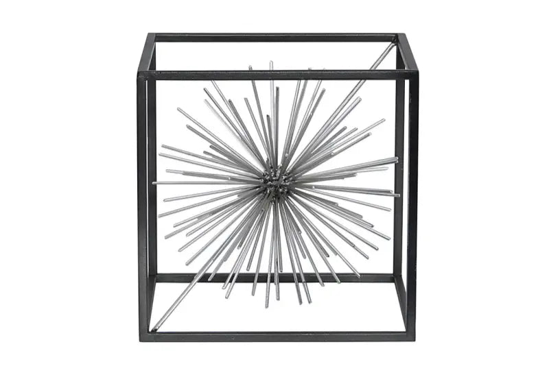 Black Frame Silver Starburst Cube CIMC