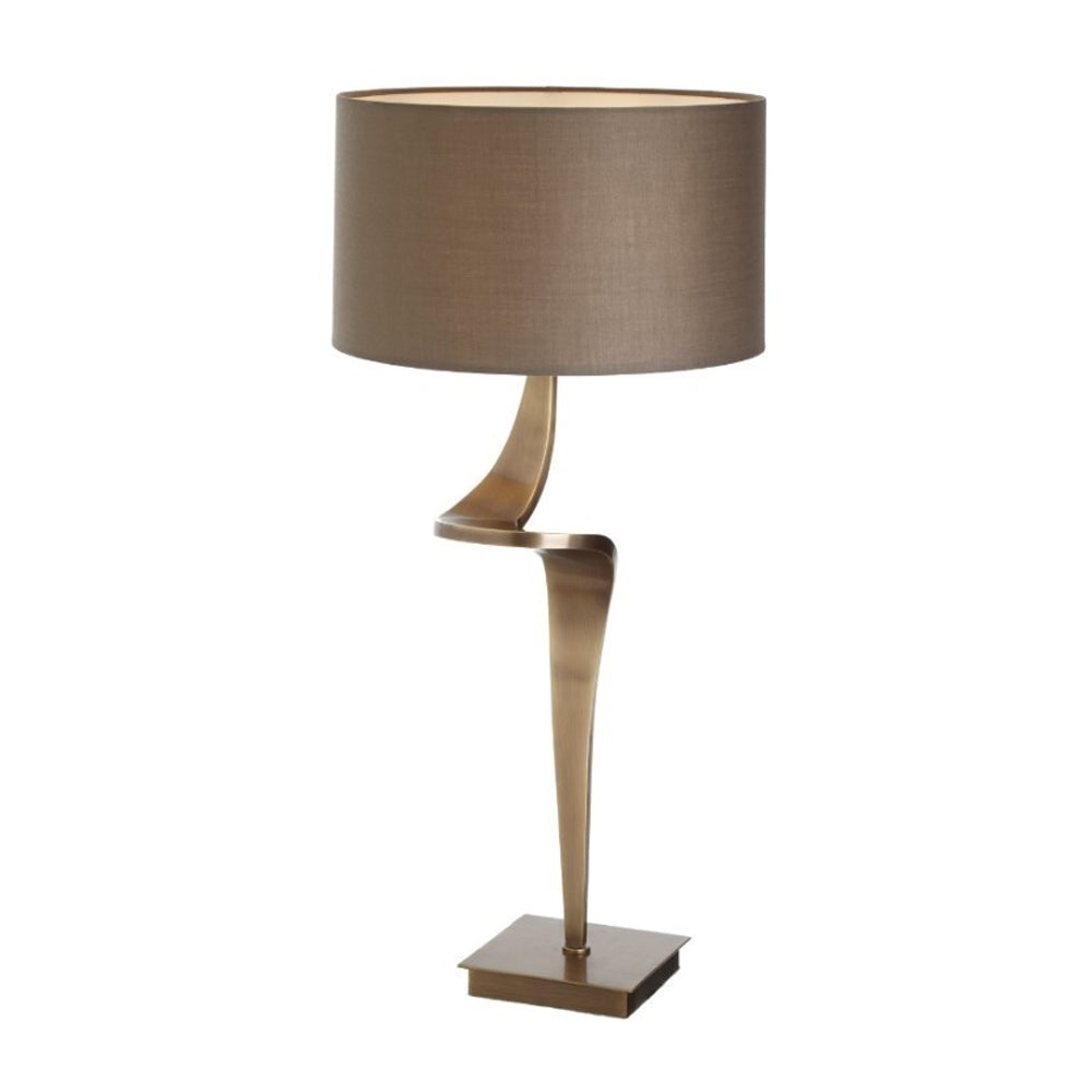 Enzo Table Lamp in Antique Brass Home Store Living