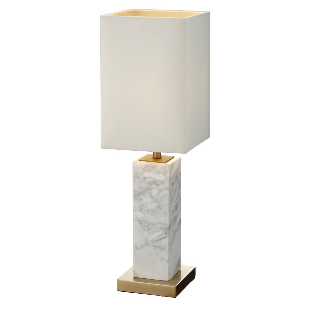 Micaela Marble Table Lamp White Home Store Living