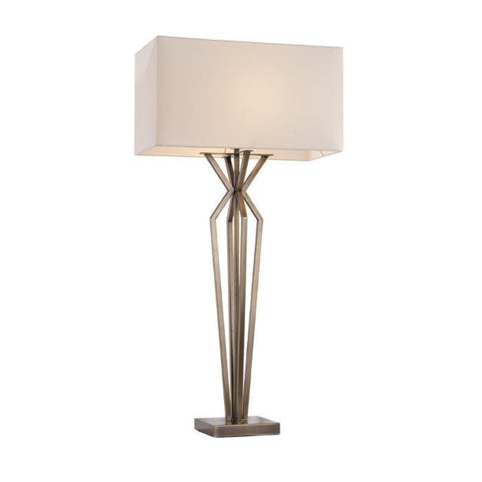 Vannes Table Lamp Antique Brass Home Store Living