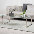 Large Square Mirrored & Chrome Finish Tray CIMC