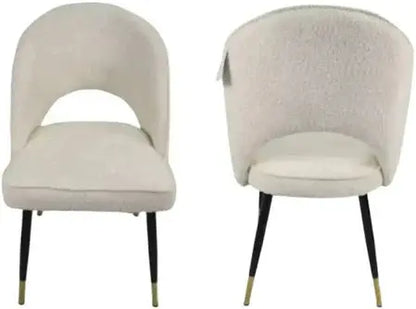 Venice Dining Chair with Black Legs (Set of 2) AWS