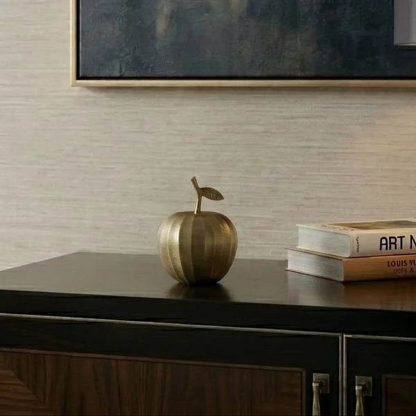 Gold Apple Ornament - Small sil interiors