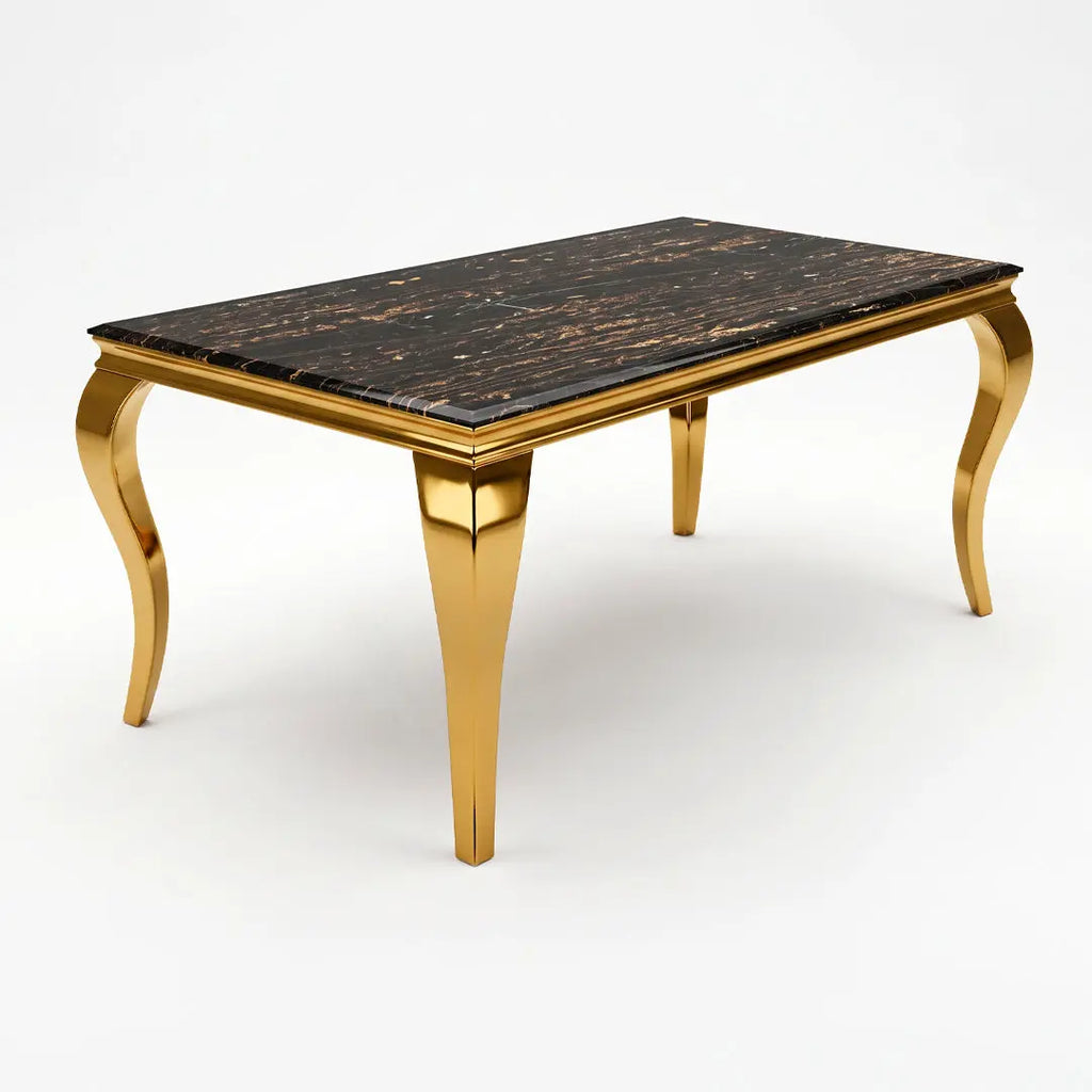 Sofia Black Marble Dining Table Home Store Living