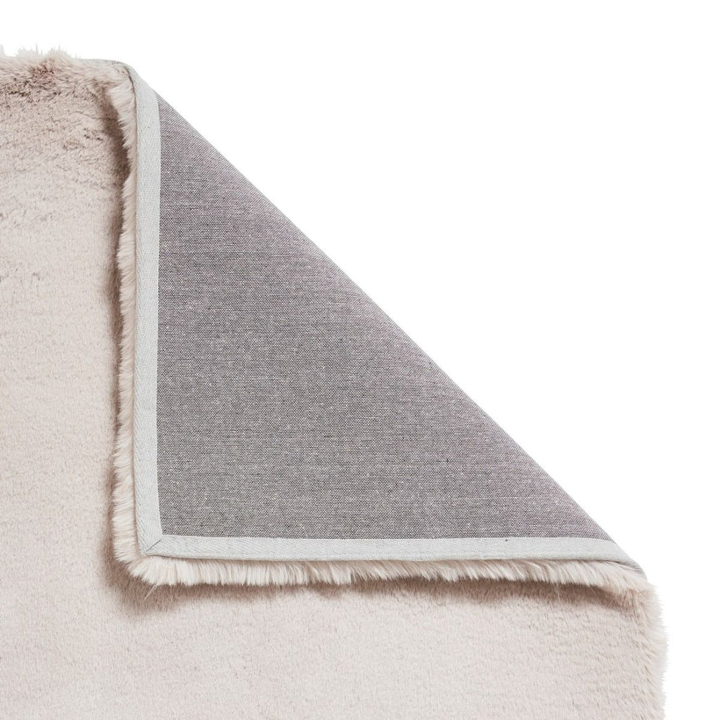 Super Teddy Modern Faux Fur Anti-Shed Silver Rug Think Rug