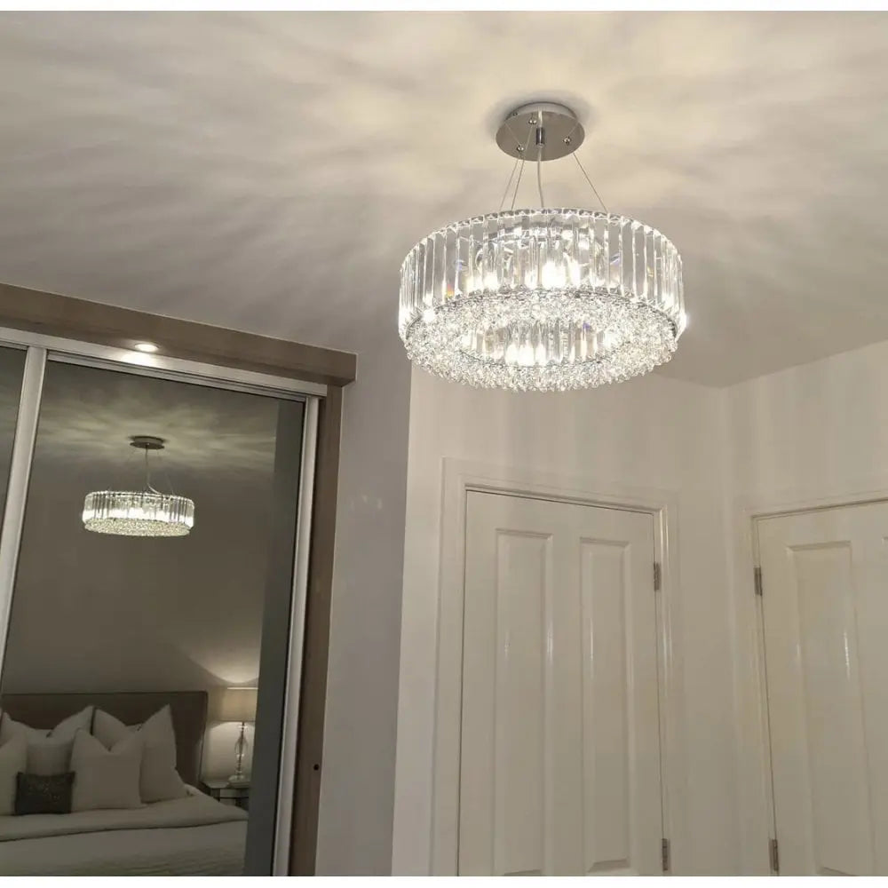 Andora Light Crystal Pendant Light Bravo Lighting