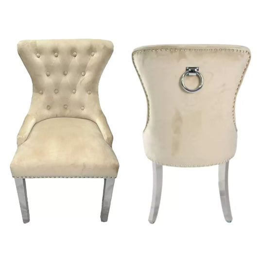 Chelsea Ring Knocker Dining Chair (Set of 2) Home Store Living