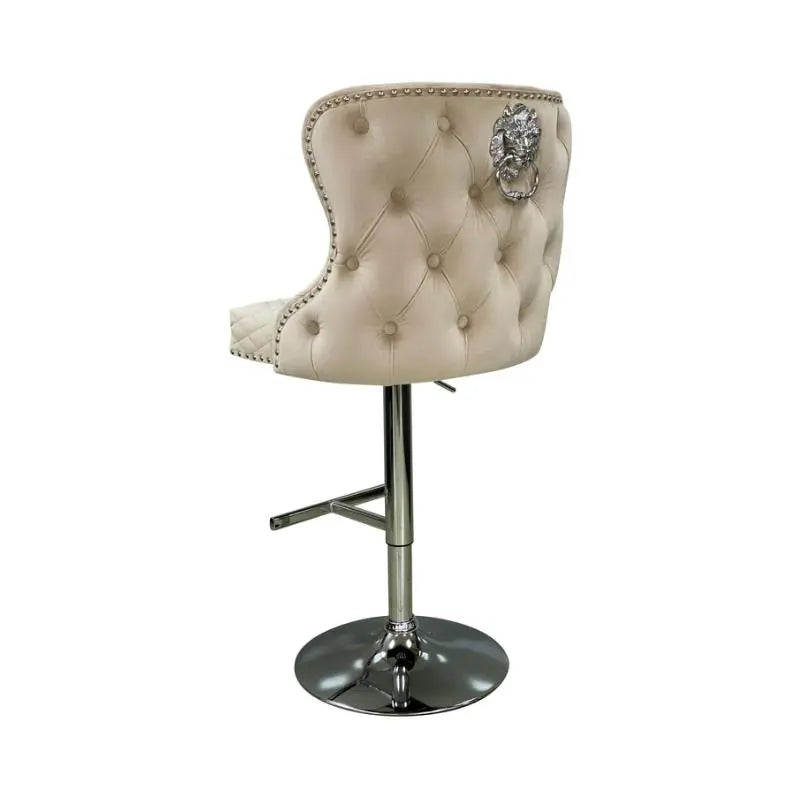 Valente Mink Velvet Bar stool Home Store Living