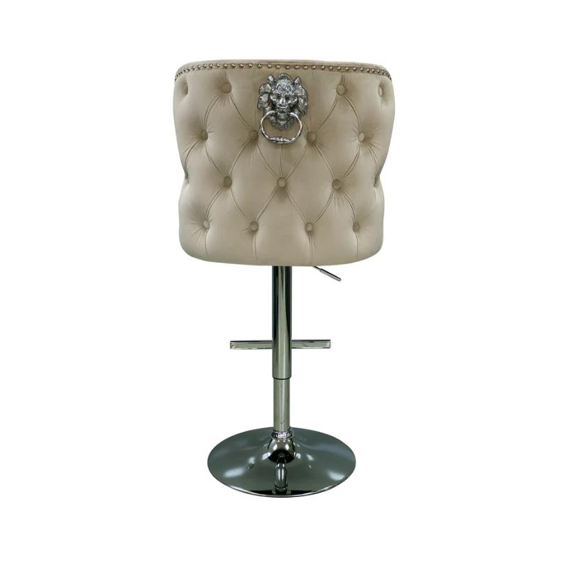 Valente Mink Velvet Bar stool Home Store Living