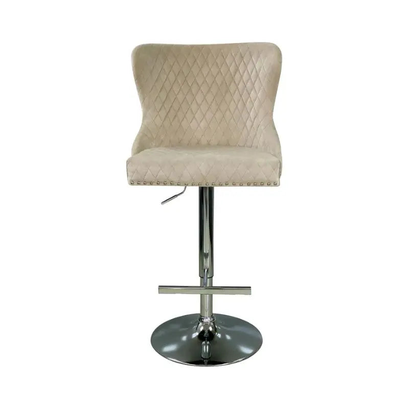 Valente Mink Velvet Bar stool Home Store Living