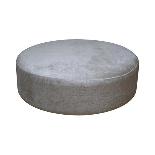 Round Fabric Sofa Footstool Home Store Living