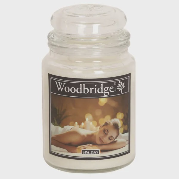 Spa Day Woodbridge Large Scented Candle Jar  (565g) Aromatize