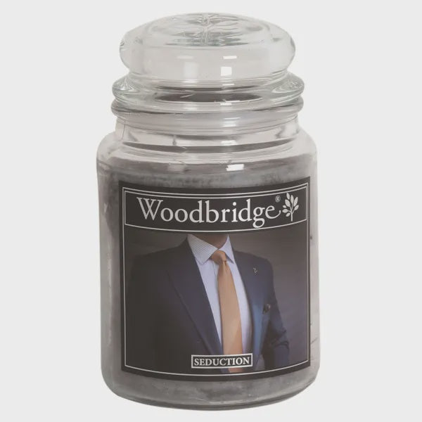 Seduction Woodbridge Large Scented Candle Jar (565g) Aromatize
