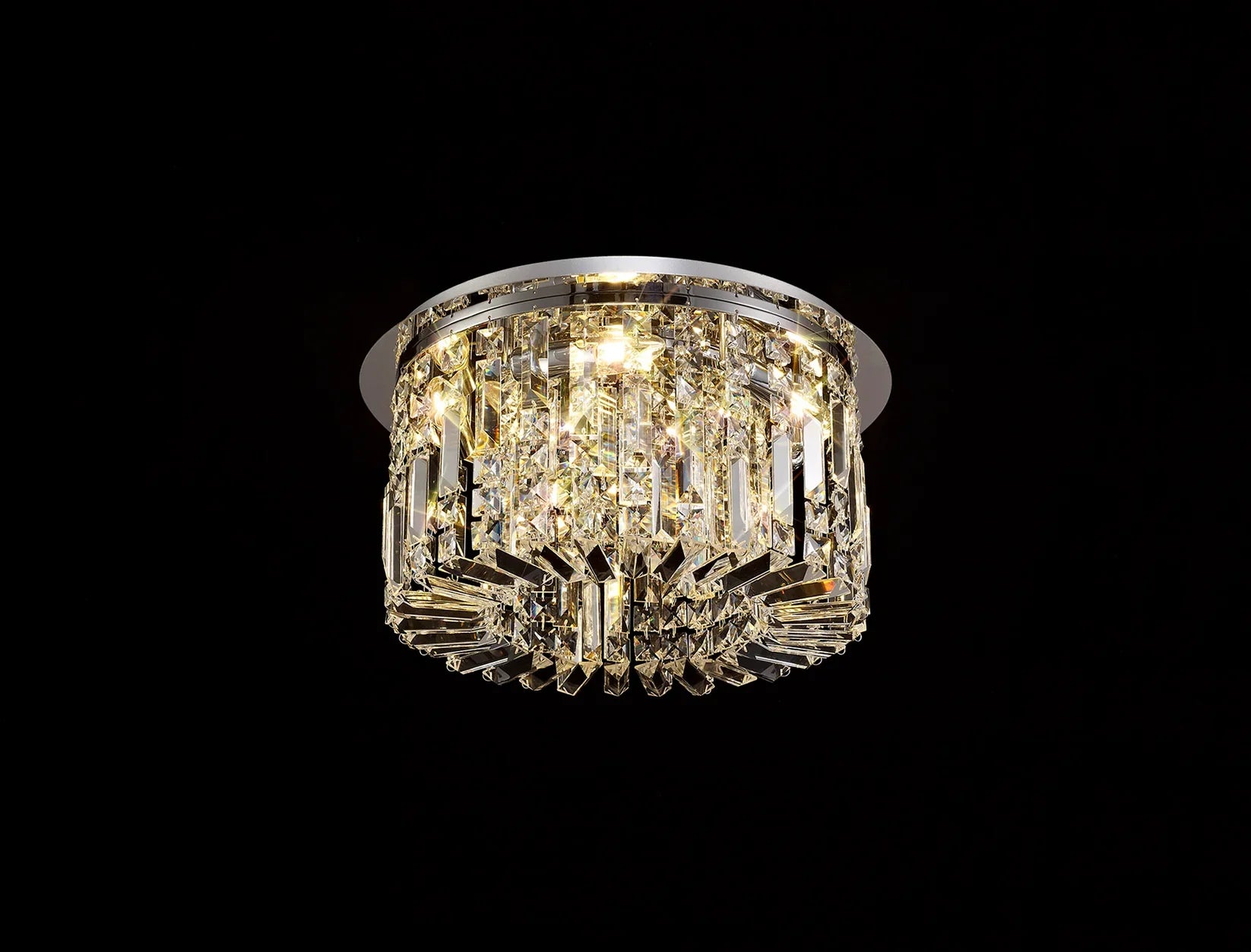 Ziva Round Crystal Chandelier Home Store Living