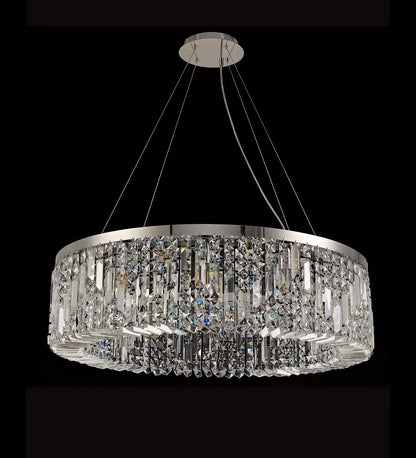 Ziva Round Crystal Chandelier Home Store Living