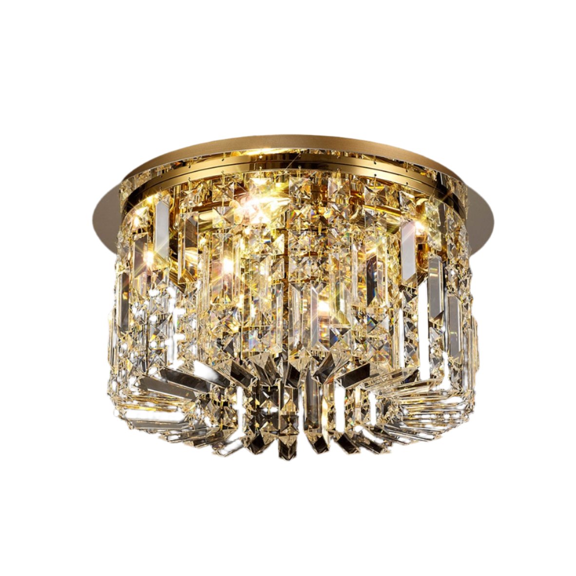 Ziva Round Crystal Chandelier Home Store Living