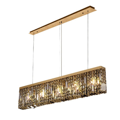 Ziva 5 Light Linear Pendant Hanging Chandelier Home Store Living