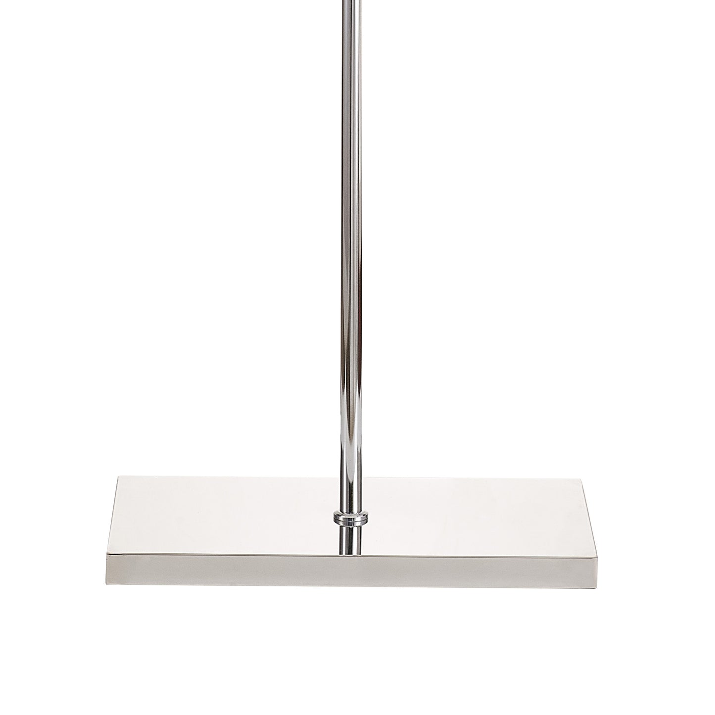 Ziva 50x15cm Rectangular Floor Lamp, 4 Light E14, Polished Chrome / Crystal