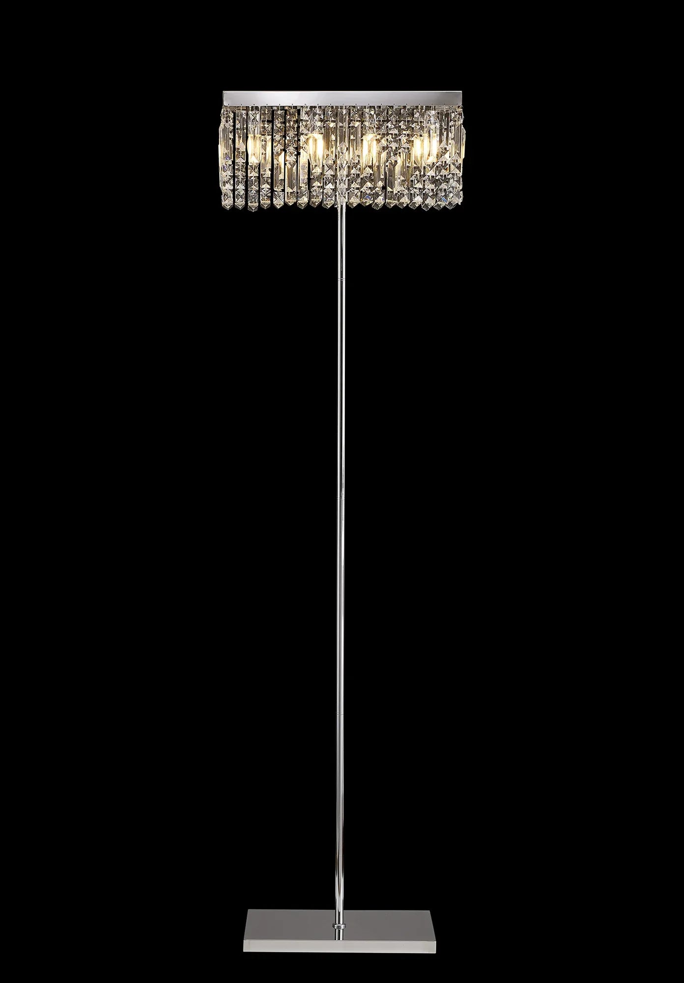 Ziva 4 Light Rectangular Floor Lamp Home Store Living