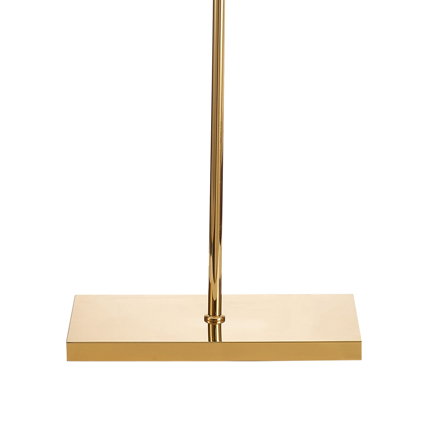 Ziva 50x15cm Rectangular Floor Lamp, 4 Light E14, Gold / Crystal