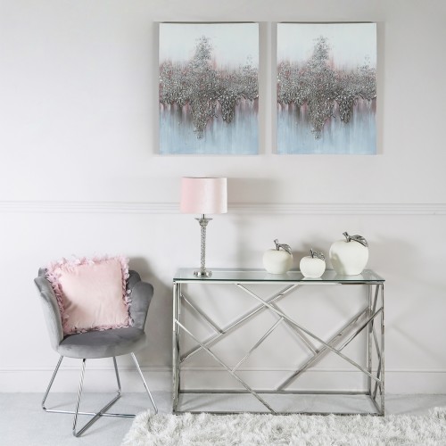 Arizona Console Table Chrome Home, Pink Console Table Uk