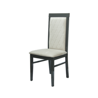 Arpeggio Dark Brown and Cream Dining Chair